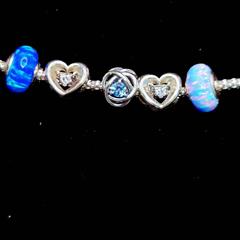 Pandora Silver Charm Bracelet 925 Silver 7.6g